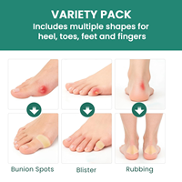 Pansements hydrocolloïdes en gel personnalisés pour ampoules, imperméables, coussinets protecteurs pour les pieds