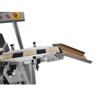 Machine d'étiquetage automatique électrique haute vitesse PLC pour surfaces planes supérieures et inférieures de sacs, pochettes et boîtes