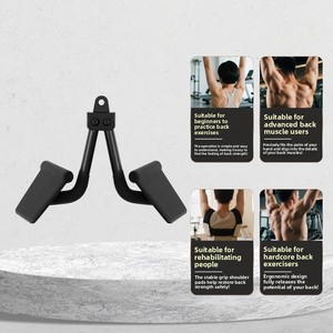 Accessori per Attrezzature da Palestra: Impugnatura per Vogatore, Maniglia Fitness, Maniglia per Pulldown Posteriore, Maniglia per Pectorali, Macchina per Allenamento Bicipiti, Tricipiti e Schiena - Product Image 2