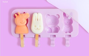 Phim Hoạt Hình Nhà Cung Cấp Tự Làm <span class=keywords><strong>Ice</strong></span> Cream Pop Khay <span class=keywords><strong>Silicone</strong></span> <span class=keywords><strong>Ice</strong></span>-Cream Khuôn Set <span class=keywords><strong>Silicone</strong></span> Khuôn Cho Kem Popsicle Khuôn - Product Image 5