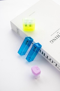 <span class=keywords><strong>Taille</strong></span>-<span class=keywords><strong>crayon</strong></span> en plastique multifonctionnel de haute qualité avec couvercle, couleur vive, standard <span class=keywords><strong>pour</strong></span> l'école et le bureau - Product Image 5
