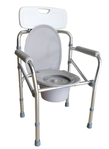 Sedia Comoda Regolabile con Ruote <span class=keywords><strong>per</strong></span> Anziani e <span class=keywords><strong>Disabili</strong></span>, con Elevata Capacità di Carico - Product Image 3