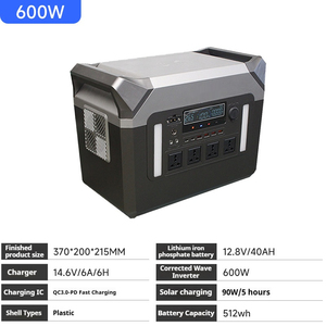 Système de charge portable multifonction 3000W AC 220V LiFePO4 pour la maison, la voiture, l'ordinateur portable, mini centrale électrique portable - Product Image 1