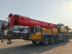 Grue mobile Sany 100T d'occasion comme neuve STC1000C5-8, faible nombre d'heures, composants principaux : moteur, PLC, pompe, boîte de vitesses testés et certifiés - Product Image 6