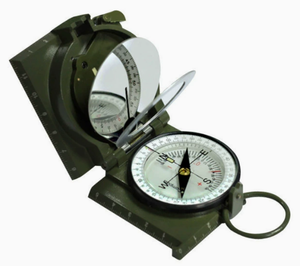 เข็มทิศโลหะสำหรับงานภูมิศาสตร์กลางแจ้ง DF XC ระดับมืออาชีพ ความแม่นยำสูง กันน้ำ พร้อมสารเรืองแสง - Product Image 1