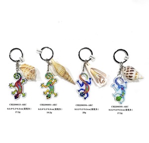 Grosir Gantungan Kunci Akrilik Kreatif Warna-warni Motif Hewan Custom, Gantungan Kunci Akrilik DIY dengan Cangkang atau Kura-kura - Product Image 6