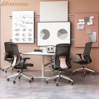 Chaise de bureau moderne pour visiteurs KOHO, mobilier de bureau, salle de réunion, meilleur prix, chaise de bureau avec vérin à gaz et accoudoirs 3D