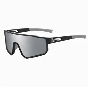 3058 Men Polarized Sunglasses 2023 Shades Colorful Fashion Eyewear Women Mirror Sports Sun Glasses UV400 OEM Cycling Glasses
