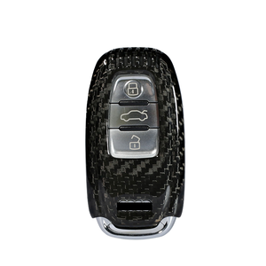 T-carbon in fibra di carbonio portachiavi per Audi A6L A7 A8L portachiavi custodia per Auto - Product Image 1