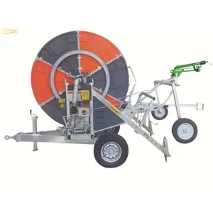 2023 JP75-300 Automatic Metal Drum Roll Irrigation System Big Gun Sprinkler Hose Reel for Farms & Agriculture