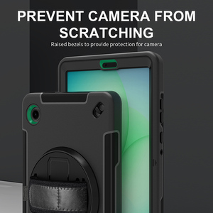 Đối Với Samsung Galaxy Tab A11 2025 TPU Bumper Rugged Defender 8.7 Inch Trường Hợp Với 360 Xoay Đứng Tay Vai Vành Đai - Product Image 6