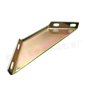 Triangular Fixed <b>Corner</b> <b>Bracket</b> Carbon Steel Zinc Plated <b>For</b> Furniture Hardware Support - Product Image 4