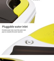 Portable Twin Tub Washing Machine Compact Semi Automatic Washer and Spinner With Knob Timer for Household Apartment Camping Use