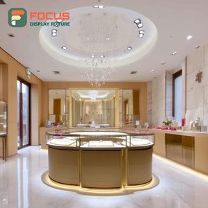 Sistema de Exhibición de Joyería Minimalista, Panel de Vidrio Templado, Mostrador de Exhibición Comercial para Tiendas - Product Image 3