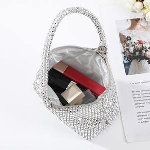 Evening Bag Rhinestone Purse Triangle Designer Chain <b>Clutch</b> Purse Bag Party Prom <b>Wedding</b> Cosmetic Bags. - Product Image 3