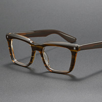 QSKY J853T37 Monture de lunettes optiques unisexe classique simple et durable en acétate épais de haute qualité