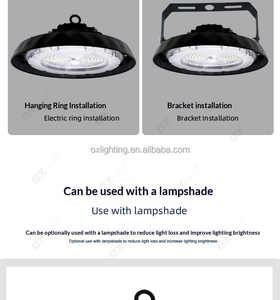 Projecteurs LED UFO pour entrepôts, usines et salles de sport, lumière bleue et blanche, sans scintillement, haute efficacité 130lm 150lm - Product Image 6