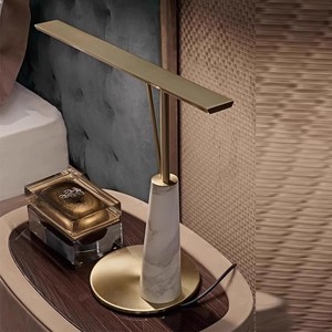 Moderne spécialement conçu Marble Best Brass Task bureau lampe de lecture travail ou tâche de bureau à domicile éclairage avec élégant fonctionnel - Product Image 5