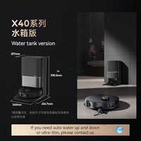 Dreame X40 Pro Ultra Smart Wireless Robot Vacuum Cleaner dengan Fungsi Basah/Kering untuk Hotel, Daya Hisap 13000Pa, Dikendalikan melalui Aplikasi