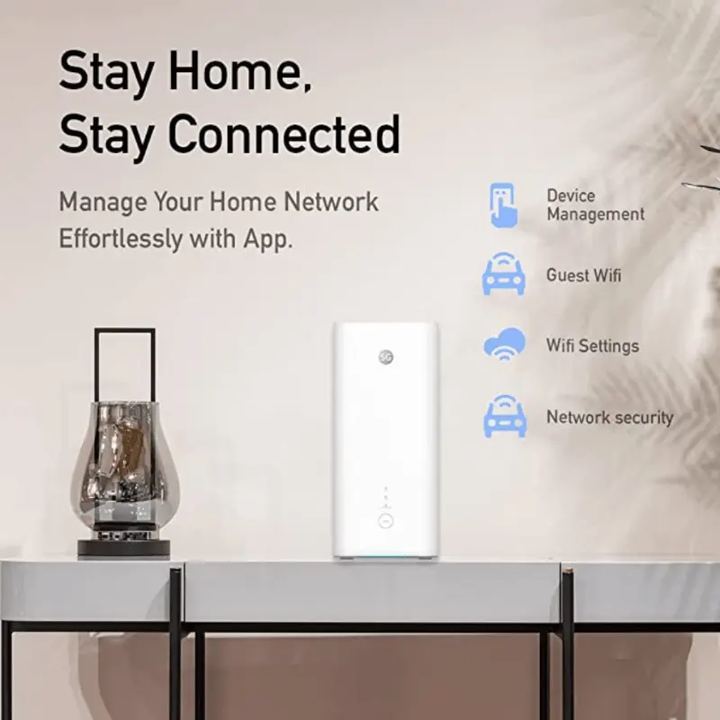 HUA WEI 5G CPE Pro 3 H138-380 5G NSA / SA Sim Home Modem Router WiFi 6 AX1800 Built-in ANTENNA Gigabit WAN/LAN Ethernet Port