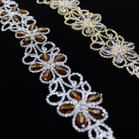 Nouvelles Appliques de Strass Scintillants pour Robes de Soirée, Accessoires Vestimentaires, Décorations en Strass
