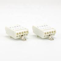 Bloque de Terminales de Doble Plataforma para Conexión Interna de Iluminación, Conector de Cable Eléctrico Multi-entrada y Multi-salida