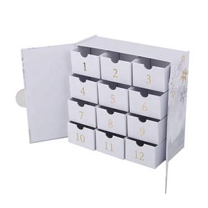 2023 boîte de <span class=keywords><strong>calendrier</strong></span> cadeau de Noël 12 jours bijoux <span class=keywords><strong>calendrier</strong></span> boîte cadeau gemme pierre compte à rebours boîte - Product Image 2