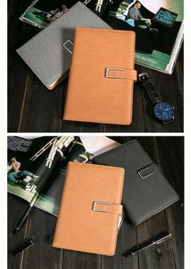 <b>A5</b> Luxury High-Grade Sheep Leather Embossed Multifunction Insert Card Notebook Super Thick Business <b>Notepad</b> Custom Logo New - Product Image 4