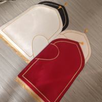 Tapis de Prière Musulman Moderne d'Amour Antidérapant en Polyester, Vente Chaude, Cadeau pour Couples Musulmans, Utilisation à la Maison et à la Mosquée, Tapis et Ensembles