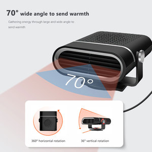 Chauffage de <span class=keywords><strong>voiture</strong></span> portable 120W 12V/24V, ventilateur de chauffage électrique, sèche-cheveux, désembueur de pare-brise, dégivreur, Baichuan He Ns-04 - Product Image 4
