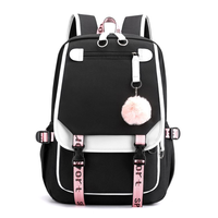 Nueva Mochila para Portátil Oxford Impermeable de 15.6 Pulgadas para Mujer, Mochila Escolar para Estudiantes, Bolsa de Viaje Resistente para Portátil con USB