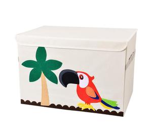 OEM Large Animal Kids Toy Storage Organizer with Flip-top Lid Foldable storage Trunk for Girls and Boys Kids