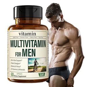 Private Label Multivitamine Capsules voor Mannen, Multivitamine Supplement, Multimineraal Supplement voor Energie, Concentratie en Prestaties - Product Image 1