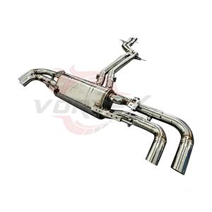 Sistema de Escape Catback con Válvulas de Acero Inoxidable Vortex para Audi RSQ8 4.0T V8 2019-2024 con Silenciador Central y Tubos de Escape Cuádruples - Product Image 6