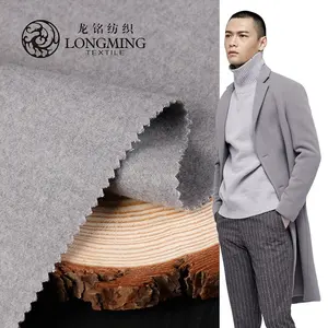 Shaoxing liefert heiße Verkauf Wolle wie regenerierte Viskose-Polyester-Twill-Mischgewebe für Herren anzüge