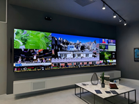 Écran d'affichage Led intérieur TV WallP1.25 P1.5 p2 COB GOB écran led intérieur publicité led mur d'affichage led vidéo a mur