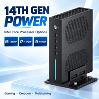PC Gaming Mini Intel Core I7-14700F RTX 5060 Ti 8GB 32GB DDR5 1TB SSD Komputer Desktop dengan WiFi 6E untuk Gaming dan Desain