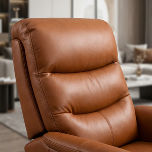 Canapé inclinable Frank au design italien élégant en cuir écologique pour la <span class=keywords><strong>décoration</strong></span> <span class=keywords><strong>de</strong></span> villas, hôtels et appartements contemporains - Product Image 2
