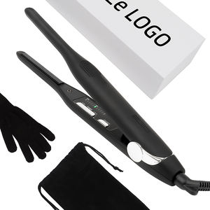 Usine Logo Personnalisé Voyage Portable 0.3 pouces Planchas Para Cabello Petit Crayon Fers Plats pour Cheveux Courts Hommes Barbe - Product Image 1