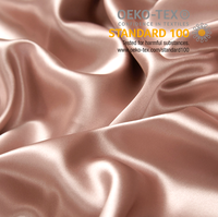 Tissu Soie Charmeuse Crêpe Satin Uni Naturel de Mûrier Teint 100% Soie Pure En Gros, En Stock