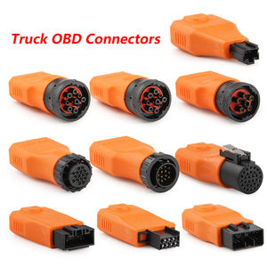 Meilleur <span class=keywords><strong>prix</strong></span>, ensemble complet de 10 adaptateurs OBD2 pour camion, câble de diagnostic, connecteur applicable aux modèles de voitures courants - Product Image 1