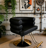 Chaise de coiffure moderne de luxe, chaise de barbier inclinable hydraulique pour salon de coiffure
