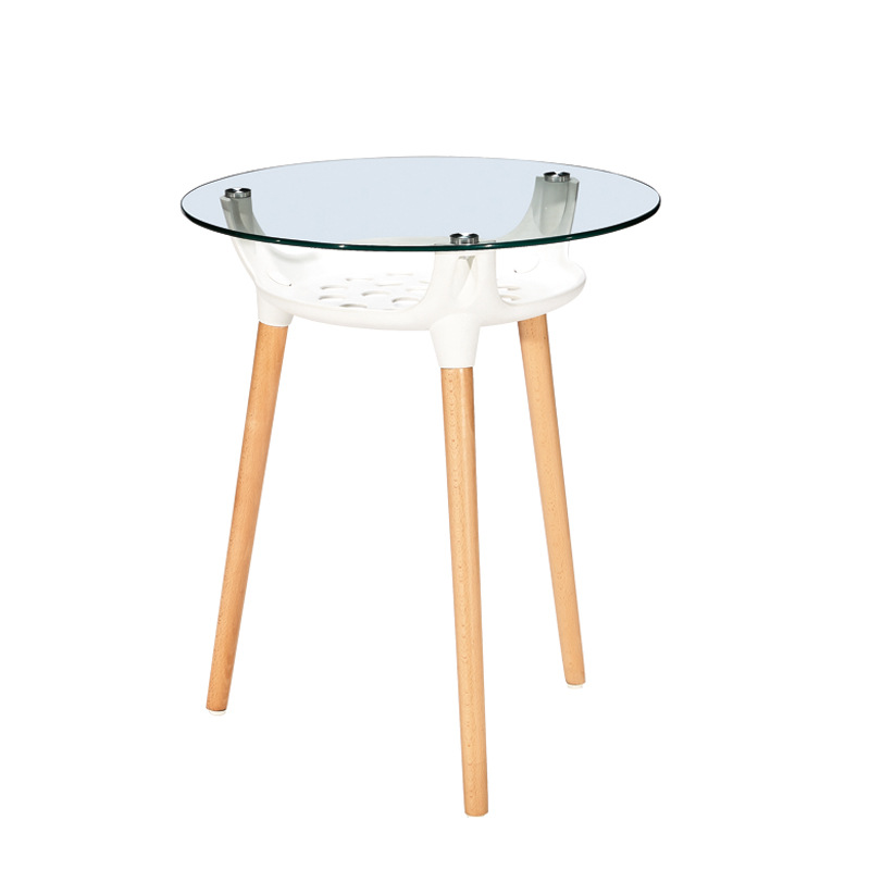 round glass white