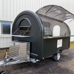 ALLBETTER Mini chariot de restauration rapide HotDog Ice Cream mobile à prix réduit avec roues Petit camion de restauration à vendre aux États-Unis