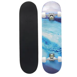 Planche à roulettes complète personnalisée en bois <span class=keywords><strong>d</strong></span>'érable de 31 pouces, <span class=keywords><strong>prix</strong></span> bon marché, pour <span class=keywords><strong>d</strong></span>ébutants, enfants, adolescents et adultes - Product Image 1