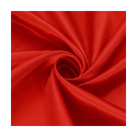 Bas quantité minimale de commande de haute qualité 100% polyester satin tissu pas cher prix utilisation extérieure avec revêtement pvc pu