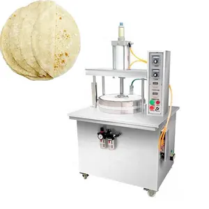Mesin pembuat roti tortilla pita tepung harga pabrik elektrik komersial industri Populer