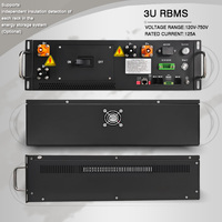 Sistema de Gestión de Baterías (BMS) de Alto Voltaje 176S 563.2V 125A para Almacenamiento Solar, UPS, Baterías de Litio con Conexión en Paralelo y Pantalla Externa
