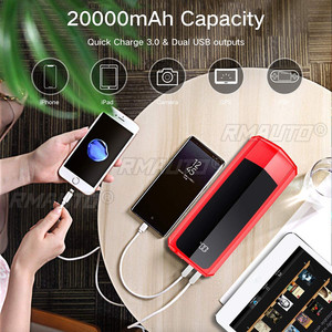 Arrancador de Coches de 12V 2000A, Arrancador de Batería de Coche de 20000mAh, Banco de Energía Portátil, Dispositivo de Arranque Automático, Arranque de Emergencia - Product Image 1