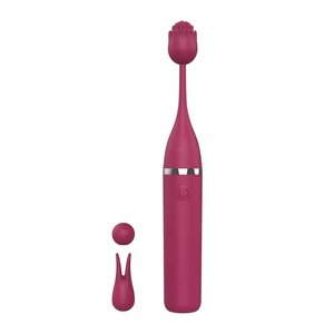 Estimulador de Clítoris para Mujeres con Tres Cabezas de Silicona, Vibrador de Clítoris de Alta Frecuencia para el Punto G, Juguete Sexual para Adultos para Mujeres - Product Image 1